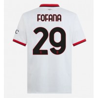 AC Milan Youssouf Fofana #29 Vieraspaita 2024-25 Lyhythihainen